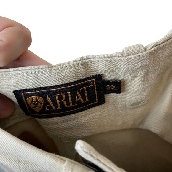 Ariat Khaki Tan Riding Breeches 30L - Picture 6 of 6